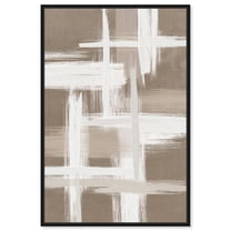 Interlaced Forms IV Canvas Print Boho Wall Art by Art Remedy, Black Frame, 10 x 15