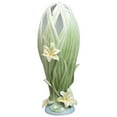 thumbnail image 1 of Interlaced Leaves Lily Vase Home Accent by Xoticbrands - Veronese Size (Small), 1 of 1