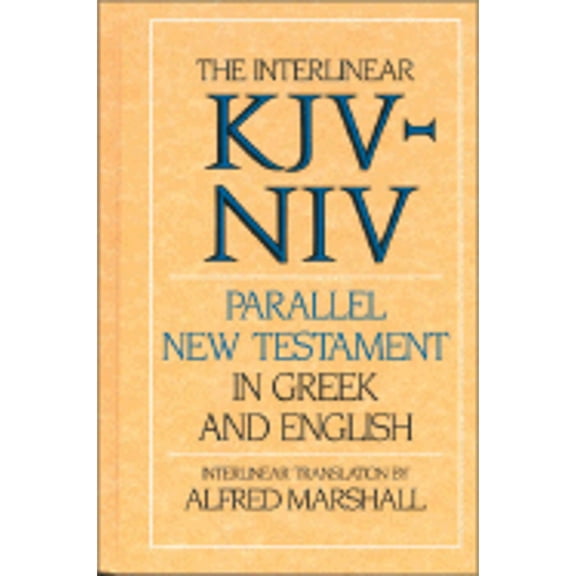 Pre-Owned Interlinear Parallel New Testament in Greek and English-KJV/NIV (Hardcover) 0310950708 9780310950707