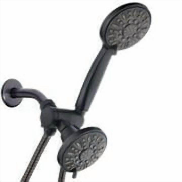 Interlink Products International AquaDance Oil Rubbed Bronze 48-Setting Rain Shower head Combo