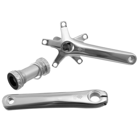 Interloc Racing Design Lobo Crank Arms and BB, 110/74, 170 - Silver