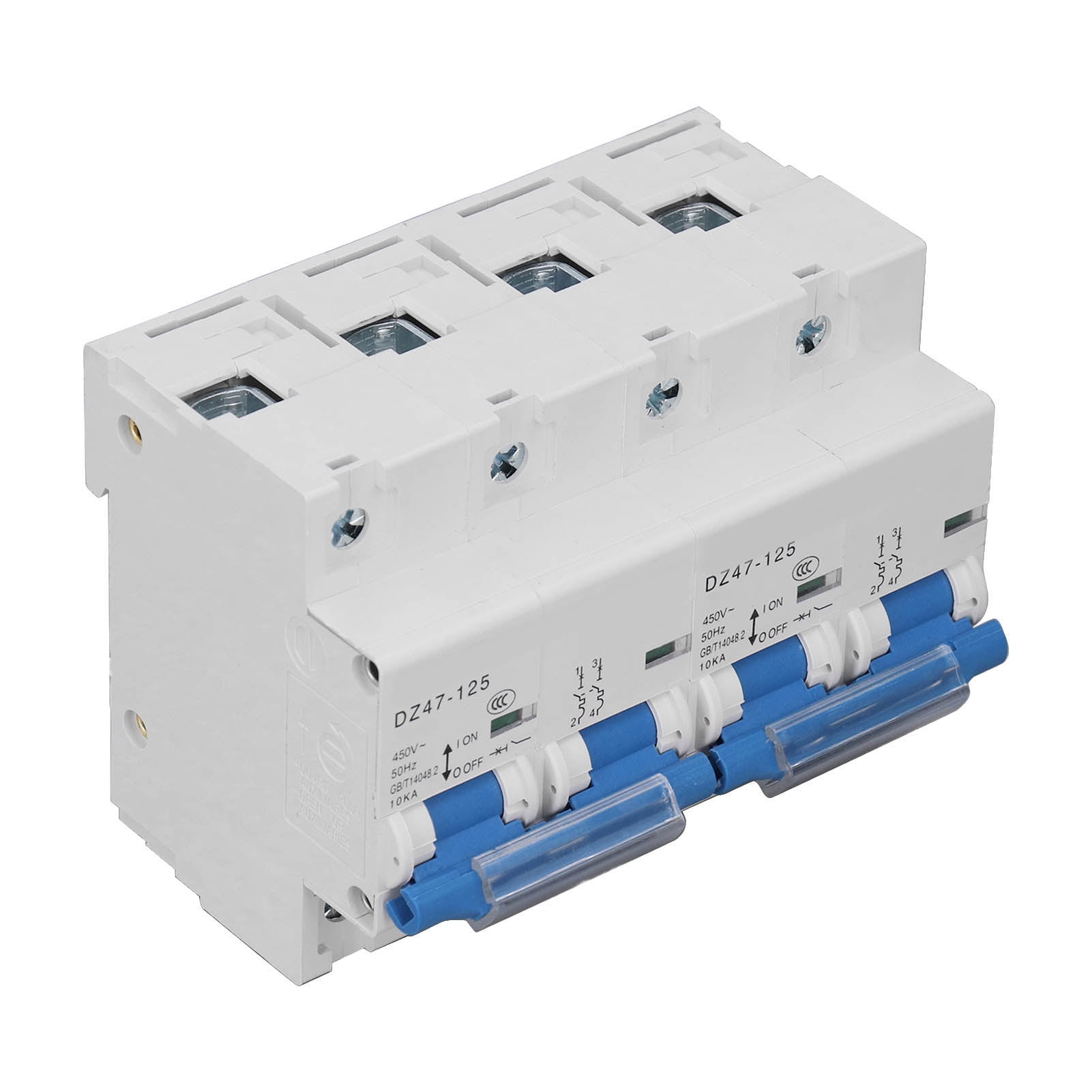 Interlock Circuit Breaker, Rail Installation Dual Power Manual Transfer