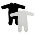 thumbnail image 1 of Interlock Closed-toe Sleep & Play, Black & White - Medium, 1 of 1