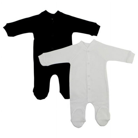 Interlock Closed-toe Sleep & Play, Black & White - Medium