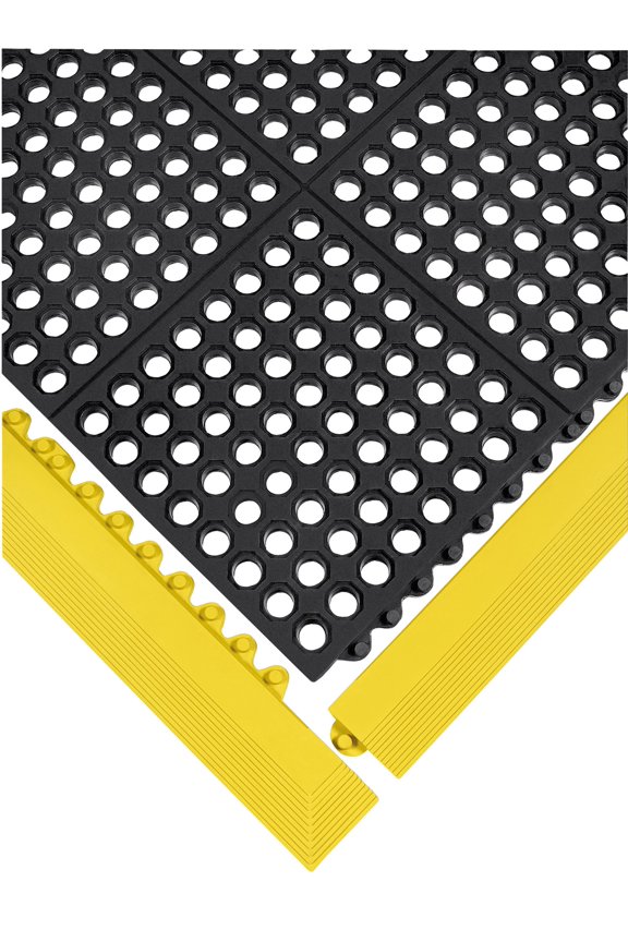 Interlock Drainage Mat, Black, 3 ft.x3 ft. CA2