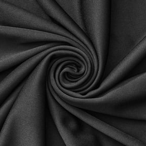 Interlock Lining Poly Stretch Fabric 70 Denier 60" Wide Sold BTY Many Colors (Black)