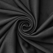 Interlock Lining Poly Stretch Fabric 70 Denier 60" Wide Sold BTY Many Colors Black