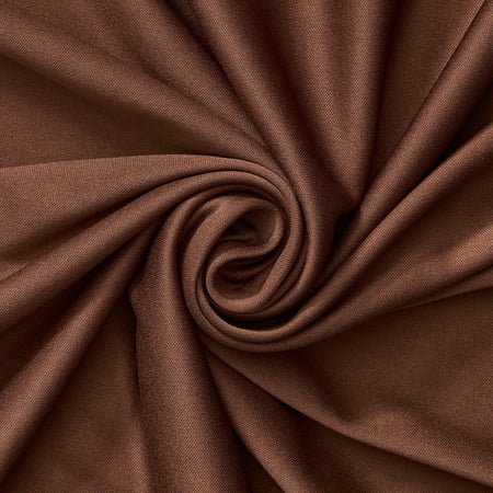 Interlock Lining Poly Stretch Fabric 70 Denier 60" Wide Sold BTY Many Colors (Brown)
