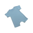 thumbnail image 1 of Interlock Short Sleeve Baby Romper-Turquoise-12-18 m, 1 of 3