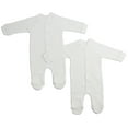 thumbnail image 1 of Interlock White Closed-toe Sleep & Play (Pack of 2), 1 of 2