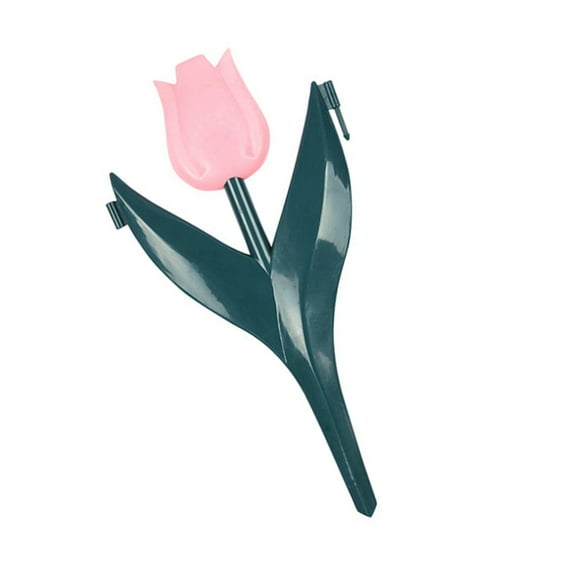 Interlocked Tulips Flower Design PVE Garden Fence Easy Installation for Decorative Yard and Flower Bed Edging Use