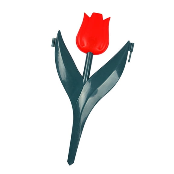 Interlocked Tulips Flower Design PVE Garden Fence Easy Installation for Decorative Yard and Flower Bed Edging Use