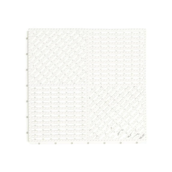 Interlocking Anti-Slip Bathroom Floor Mats | Waterproof PVC Pool & Shower Tiles with Drainage Holes | 30x30cm for Indoor & Outdoor Use | Gray, White, Blue Options