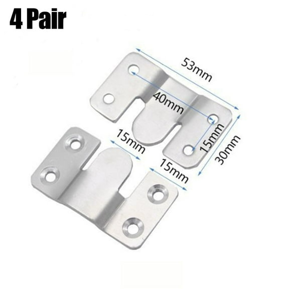 Interlocking Bracket Modular Couch Sofa Connector Picture Frame Hanger Bedhead