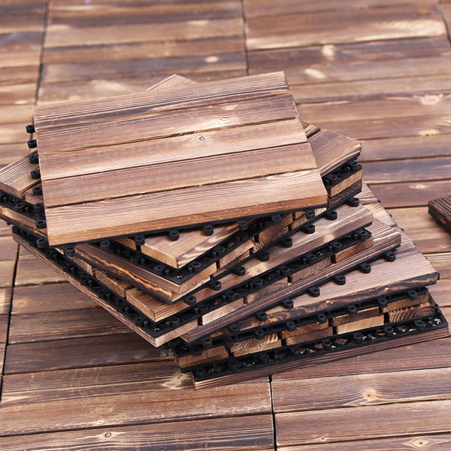 Interlocking Deck Tiles Wood Patio Paver Interlocking Flooring Tile