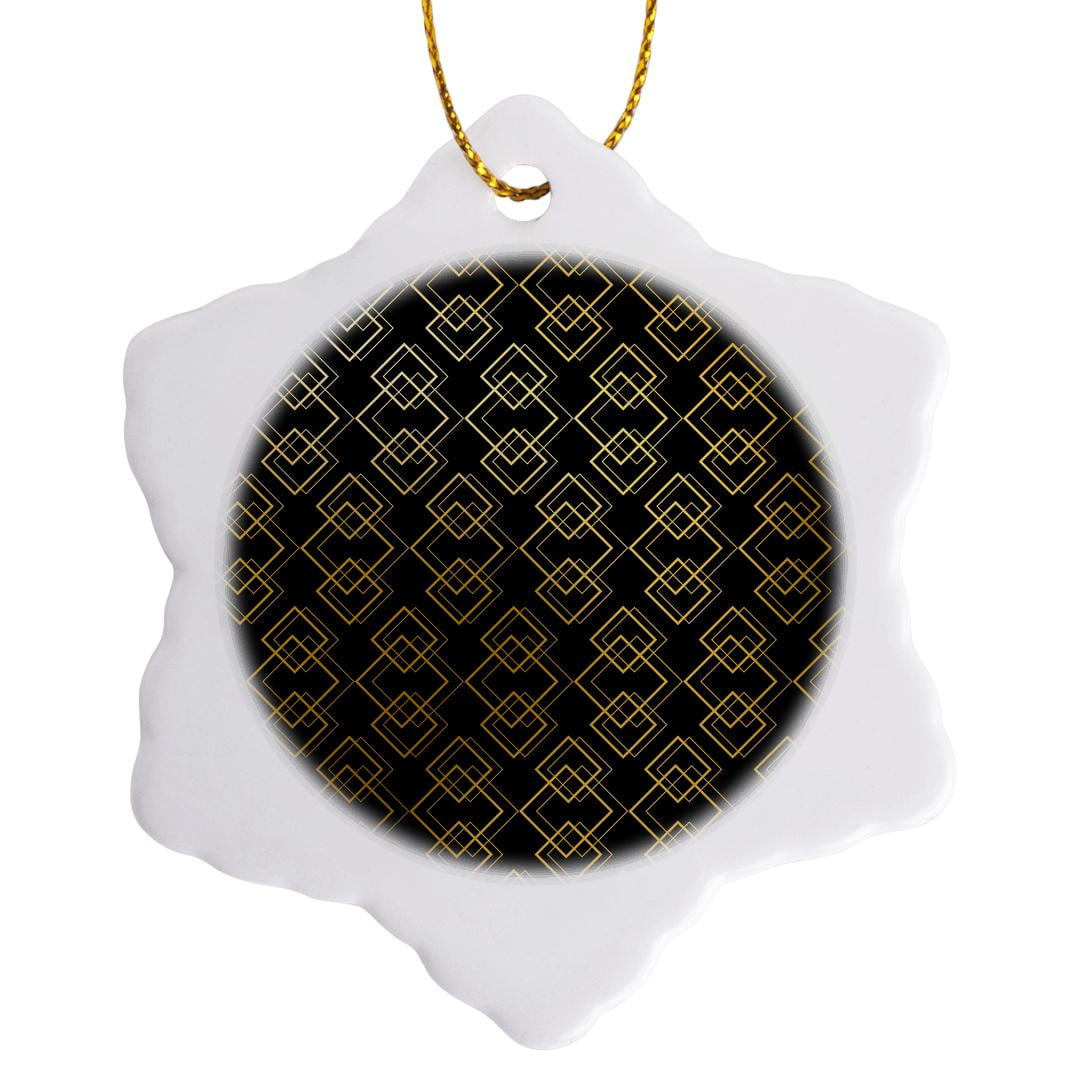 3drose, Interlocking Diamond, Diamond Shapes, Image of Gold, Black, Art ...