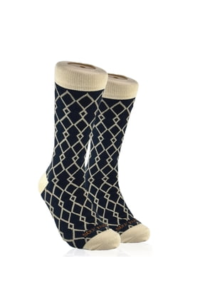 Interlocking Diamond Pattern Socks from the Sock Panda (Adult Large - Men's Shoe Sizes 8-12)