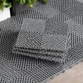 Interlocking Drainage Mat, 12 X 12 in Modular Non-Slip Gray PP Floor ...