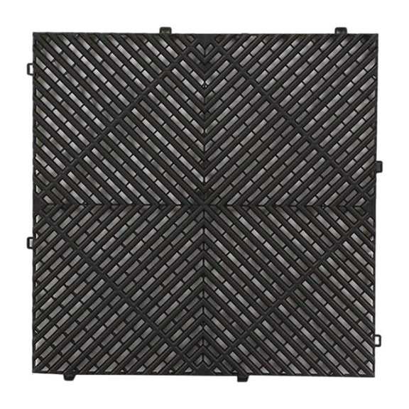 Interlocking Drainage Mat Floor Tile Splicing Modular Cushion PP Material for Home Outdoor Pool Walkway Garage Patio