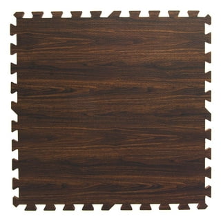 Clevr Interlocking EVA Foam Mat Cushion Flooring Tiles, Light Oak Pattern - Set of 25 (2' x 2') Covers 100 sq.ft. for Gym Workout Exercise Clevr Interlocking EVA Foam Mat Cushion Flooring Tiles, Light Oak Pattern - Set of 25 (2' x 2') Covers 100 sq.ft. for Gym Workout Exercise