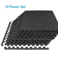 Interlocking Exercise Foam Mats, 24" EVA Foam Floor Mat for Home Gym