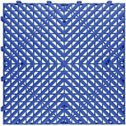 Interlocking Garage Floor Tiles - .79in,Vented, Self-Draining, Non-Slip Flooring, Modular, Virgin Polypropylene, Ideal for Garages, Patios, Basements, Decks -51.6  ft (Blue, 30PCS)