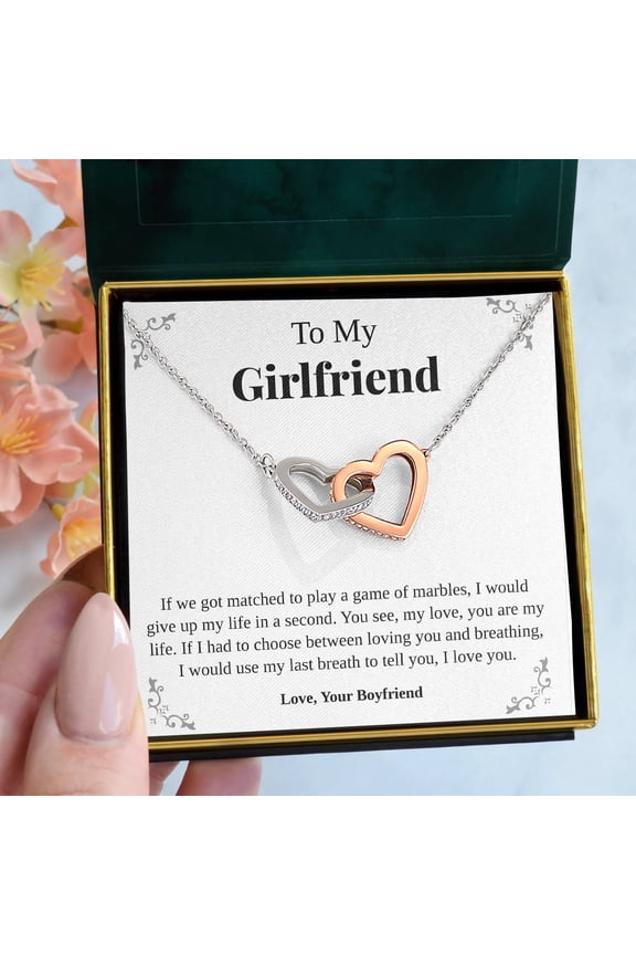 Interlocking Hearts Necklace, Your Grace, The Little Things, Girlfriend, For Birthday,, Mother's Day, Multi Interlocking Heart Necklace