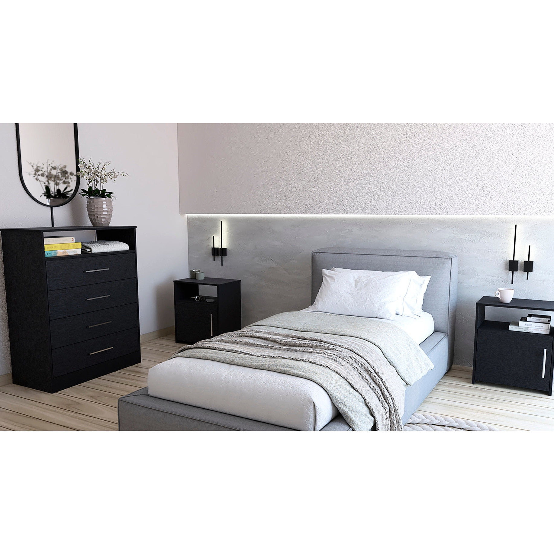 Interlocking Mechanism Bedroom Set+3 Pieces”-“Bedroom Design+Convenient ...