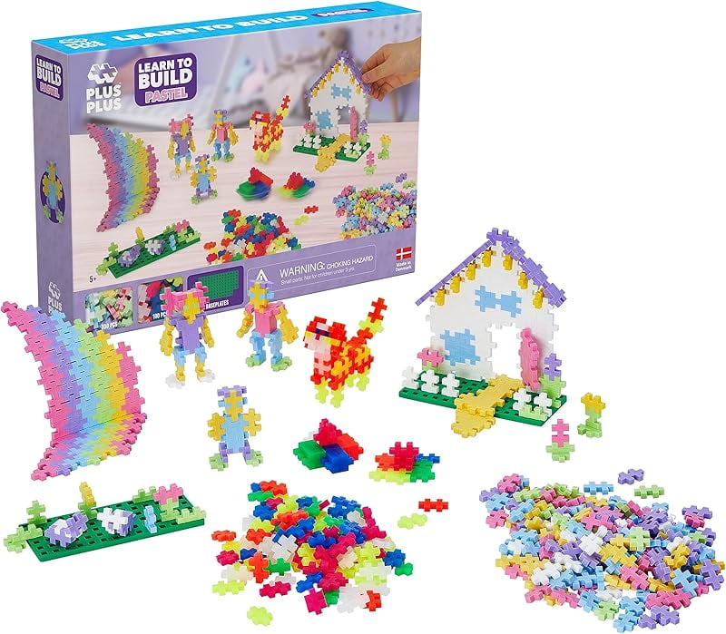Interlocking Mini Building Blocks, 3D Puzzle Construction Toy for Kids ...