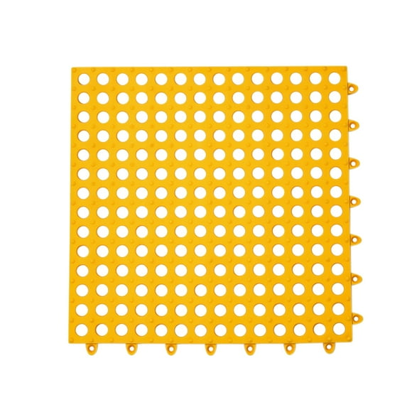 Interlocking Non-Slip Bathroom Floor Mats | 30x30cm Plastic Tiles for Shower, Pool & Pet Areas | 9.4mm Thick Drainage Design | White, Gray, Blue, Red, Yellow, Green