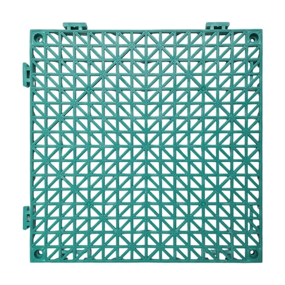 Interlocking PVC Pool Deck Tiles – Modular Waterproof Drainage Floor Mats with Textured Surface for Bathroom, Shower, Patio, Outdoor & Commercial Use