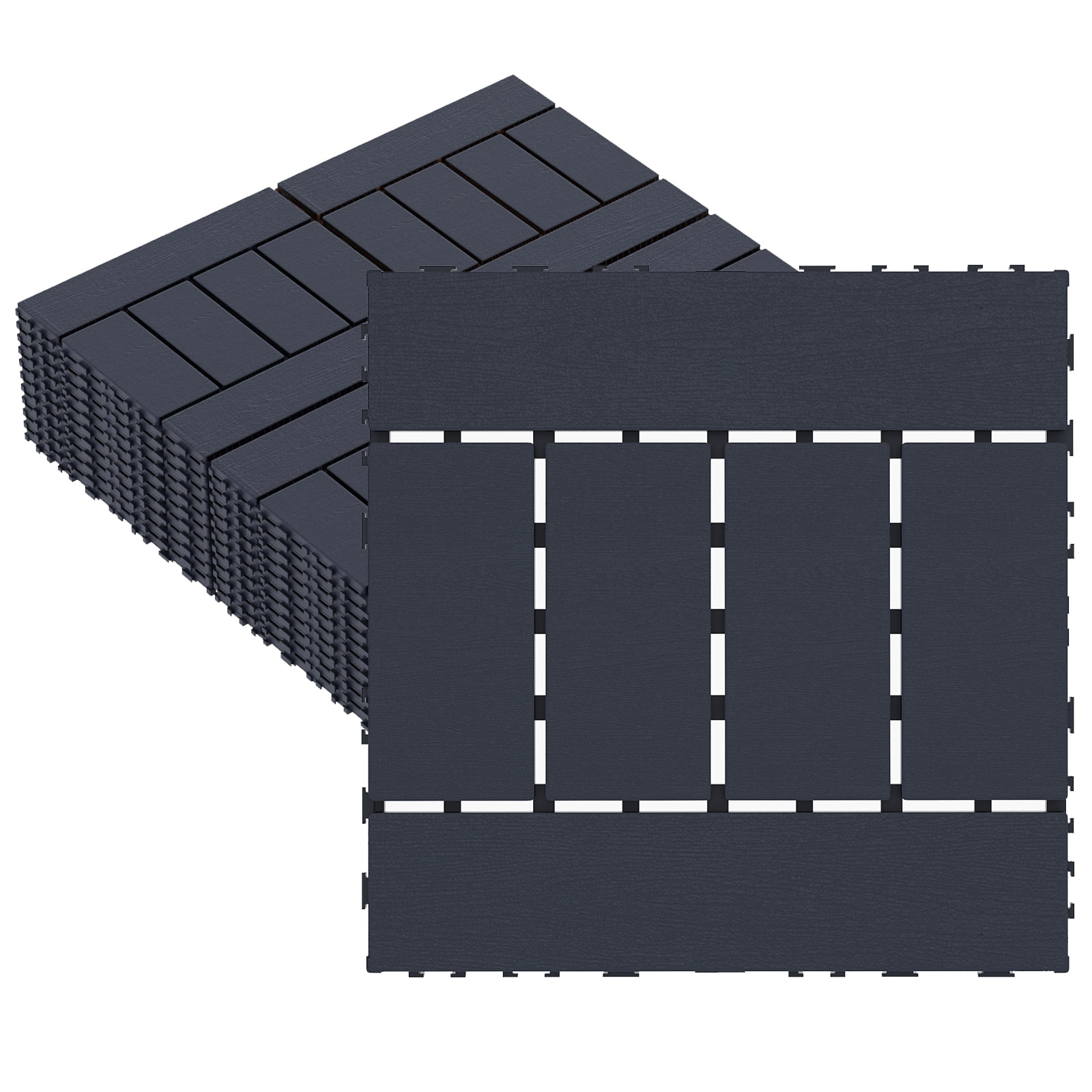 Sample Module Tiles Interlocking Tile 44PCS, DIY Module Interlocking Decking Tiles, Plastic ...