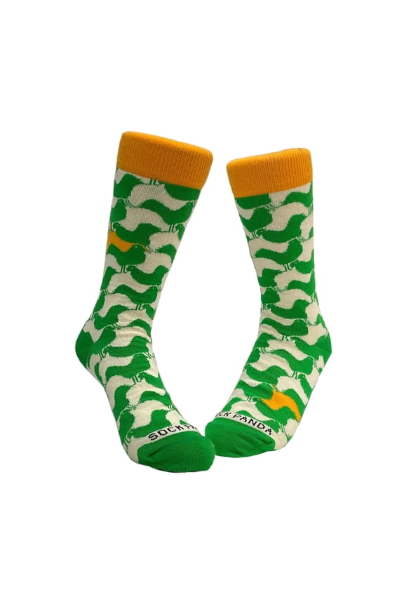 Interlocking Turkey Patterned Socks from the Sock Panda (Adult Small - Shoe Sizes 2-5)