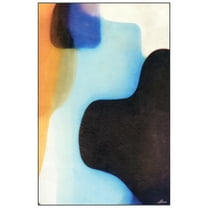 Interlocking V, 5'x8' Hand Washable Abstract Art Area Rug