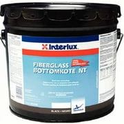 Interlux Fiberglass Bottomkote NT Antifouling Paint, Black, 1 Gallon, Dual Resin Marine Bottom Paint for Fiberglass, Wood & Primed Metal Boat Hulls, YBB379/1