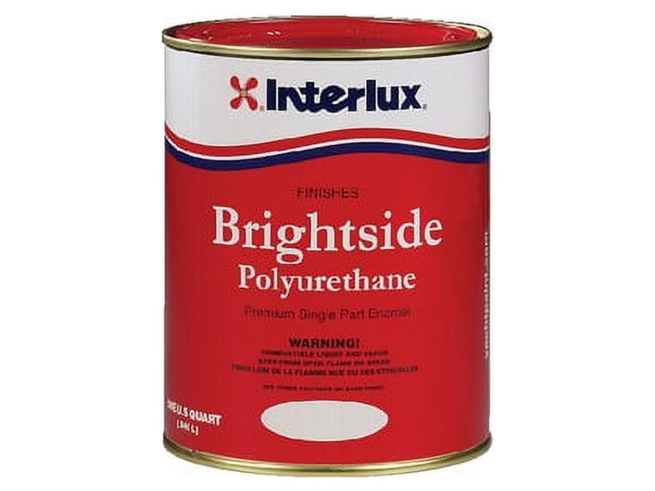 Interlux Y4205/QT Brightside Polyurethane Paint Seattle Gray, Quart