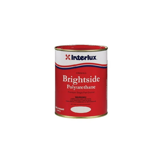 Interlux Y4258/QT Brightside Polyurethane Paint - Black, Quart