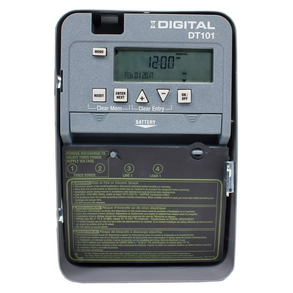 Intermatic 20-Amp 24-Hr SPST 1-Circuit Digital Time Switch with Indoor Enclosure