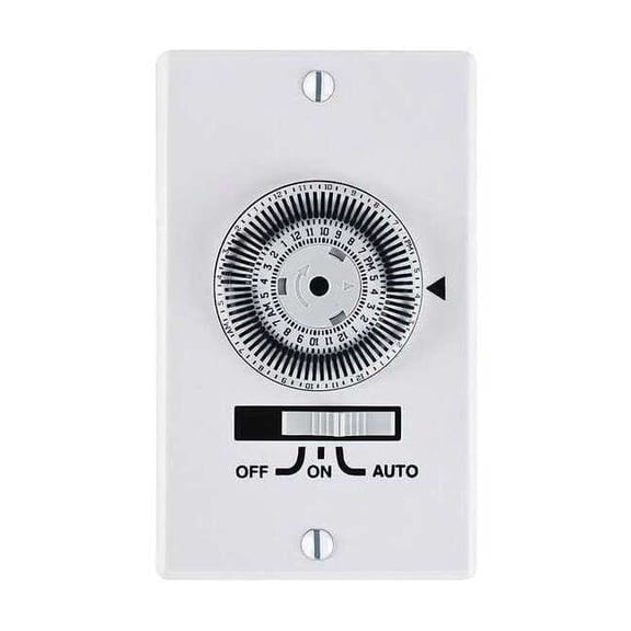 Intermatic Timer, Mechanical, 120V, 20A, Wall Switch KM2ST-1G