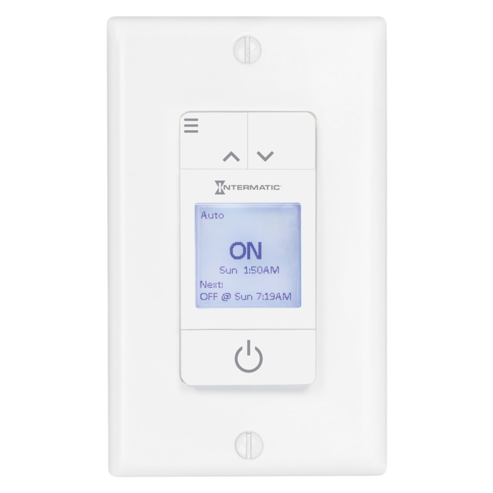 White Heavy Duty 7-Day Programmable Timer with LCD Display