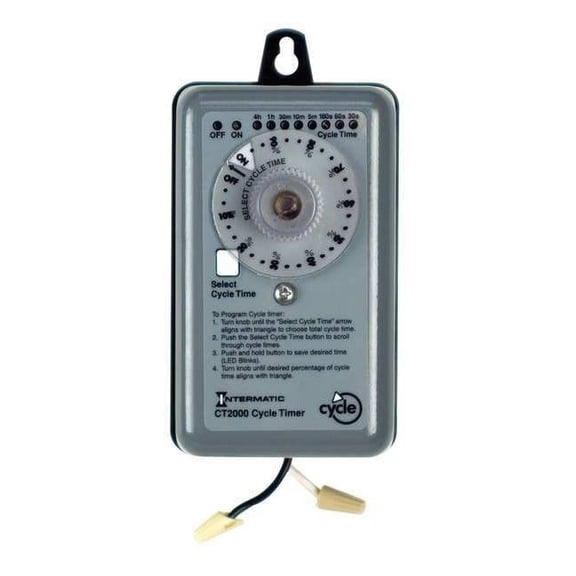 Timer, Percent Cycle, NEMA3R, 20A, 3Hrs52Min CT2000