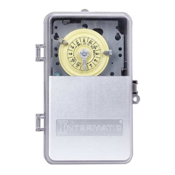 Intermatic Electromechanical Timer,24-Hour,DPST T104PCD82