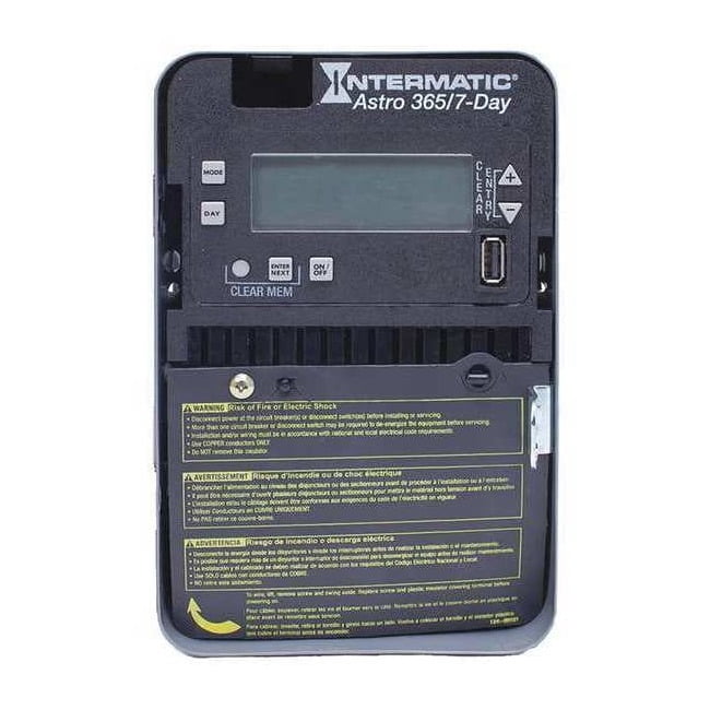 Intermatic Electronic Timer,Astro 7/365 Days,20A ET2815C - Walmart.com