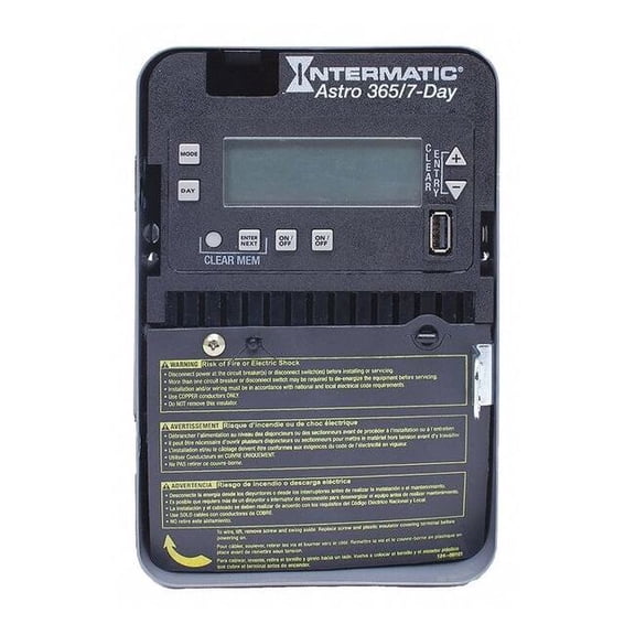 Intermatic Electronic Timer,Astro 7/365 Days,30A ET2825C