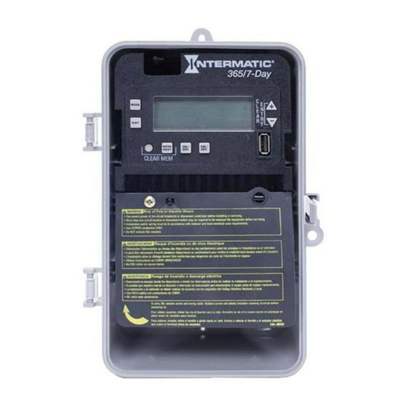 Intermatic Electronic Timer,7/365 Days,30A ET2725CP