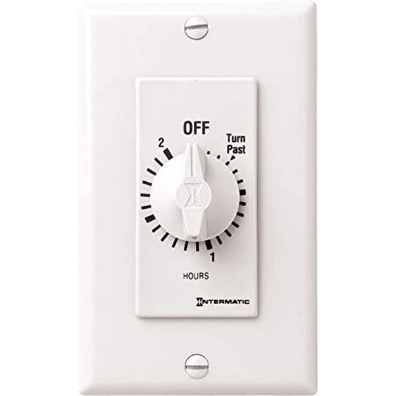 Intermatic FD2HW FD Series Decorator Auto-Off Timer, SPST (2 Hours)