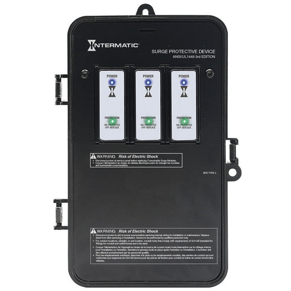 Intermatic IG2240-PK Smart Guard Whole Home Surge Protection Device with Consumable Modules
