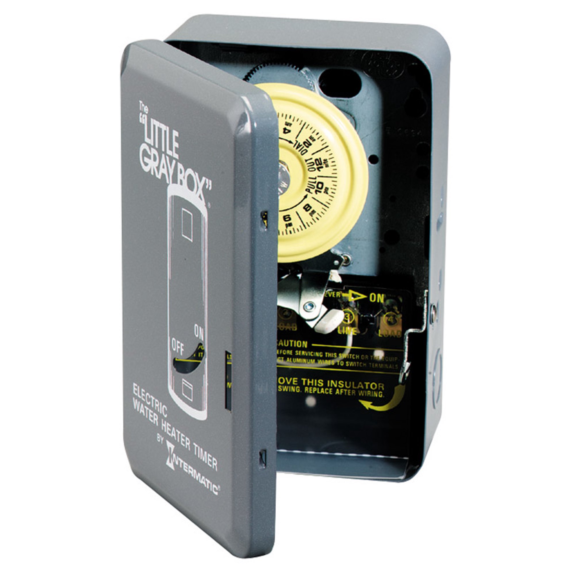 Intermatic Indoor Electric Water Heater Timer 250 volt Gray - Walmart.com