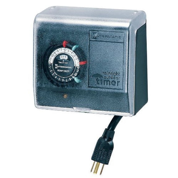 Intermatic P1101 Plug-in Timer Black
