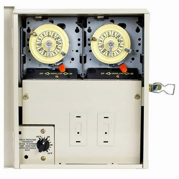 (Price/EA)Intermatic PF1202T 240 V 17 A 12.875" x 4.25" x 12" Freeze Protection with 2 Timers and Thermostat Control Center , ITM